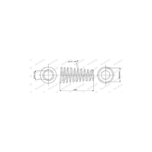 Monroe SP2509 Coil Spring For Hyundai Elantra IIISaloon (Xd)