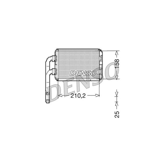 Denso DRR23016 Drr23016 Heater Matrix For Renault Twingo | ML Performance UK