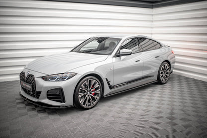 Maxton Design BMW Series 4 Gran Coupe M-Pack G26 Side Skirts Diffusers V.1