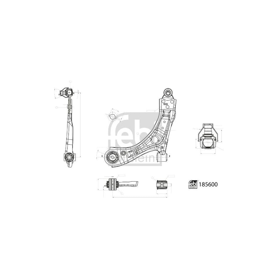 Febi Bilstein 185600 Suspension Arm For Ford Focus