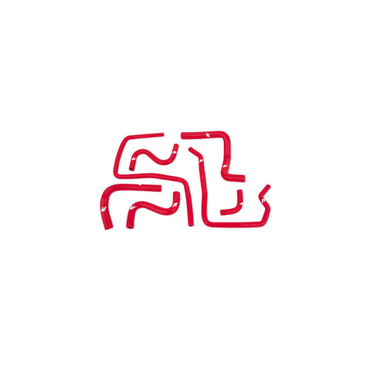 Mishimoto MMHOSE-SUB-ANC4RD 04-07 Subaru STI / 06-07 WRX Red Silicone Ancillary Hoses