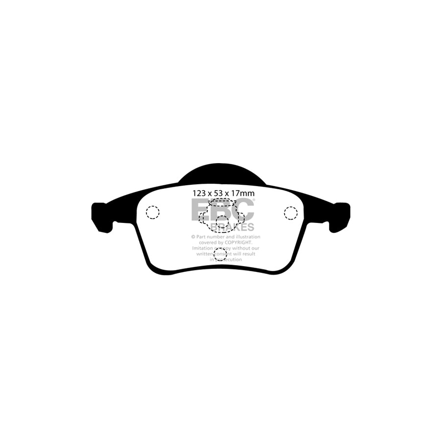 EBC DP31231C Volvo Redstuff Rear Brake Pads - ATE Caliper 2 | ML Performance UK Car Parts