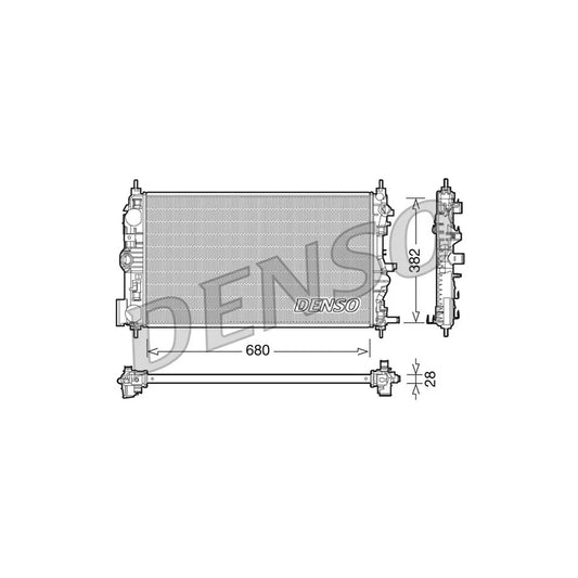 Denso DRM15005 Drm15005 Engine Radiator For Chevrolet Cruze Hatchback (J305) | ML Performance UK