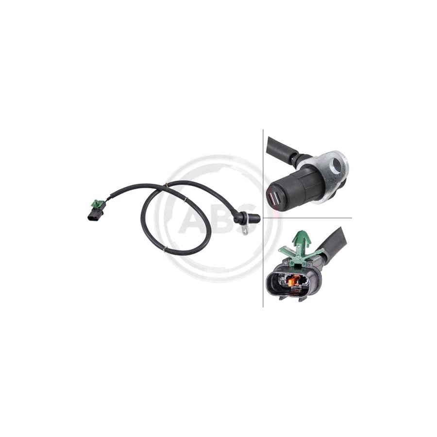 A.B.S. 31728 ABS Sensor for MITSUBISHI Pajero / Shogun IV (V80) | ML Performance UK Car Parts