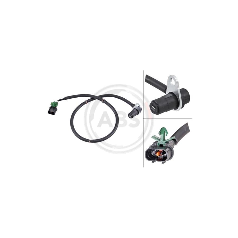 A.B.S. 31725 ABS Sensor for MITSUBISHI Pajero / Shogun IV (V80) | ML Performance UK Car Parts