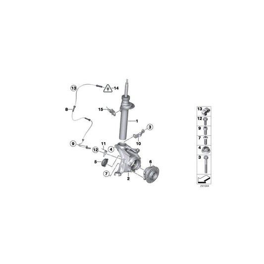 Genuine BMW 34526787571 F25 F26 Bracket For Rds (Inc. X3 35dX, X4 20iX & X4 35iX) | ML Performance UK Car Parts