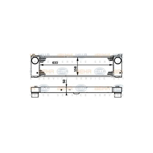 Hella 8ML 376 723-531 Intercooler