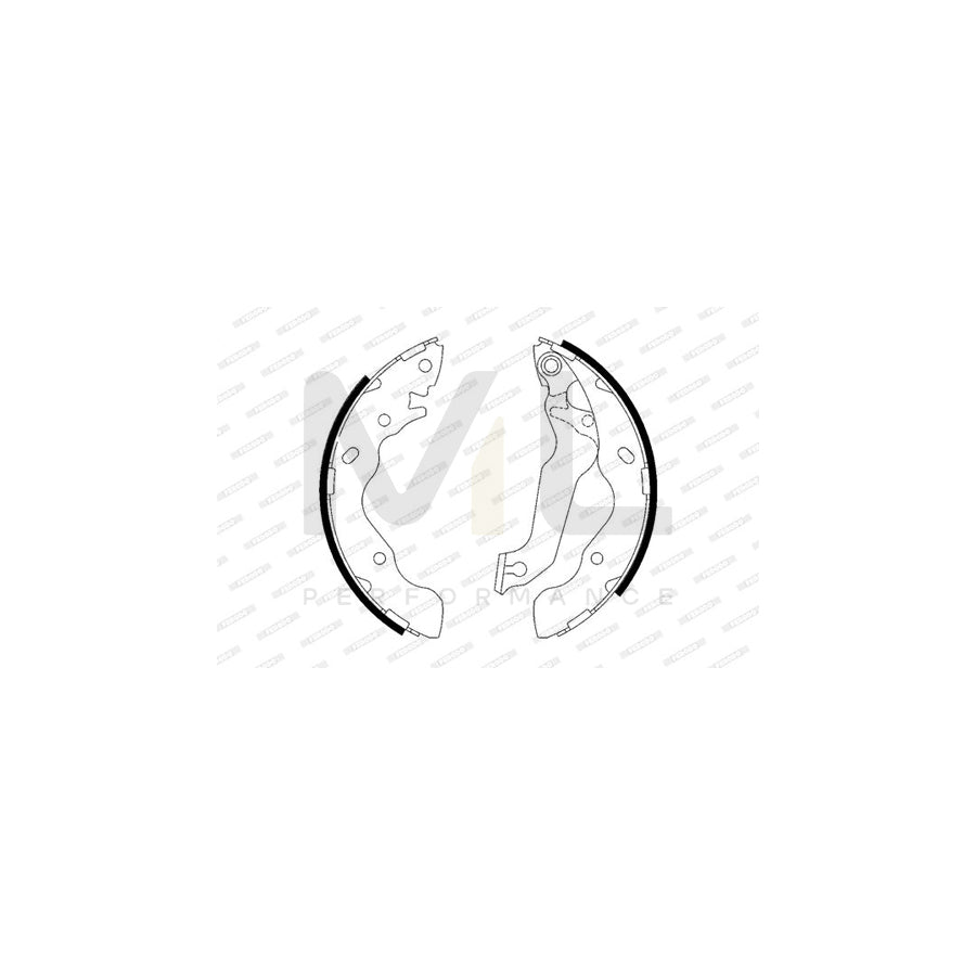 FERODO PREMIER FSB607 Brake Shoe Set | ML Performance Car Parts