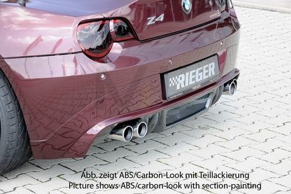 Rieger 00050511 BMW Z4 E85 Rear Diffuser 4 | ML Performance UK Car Parts