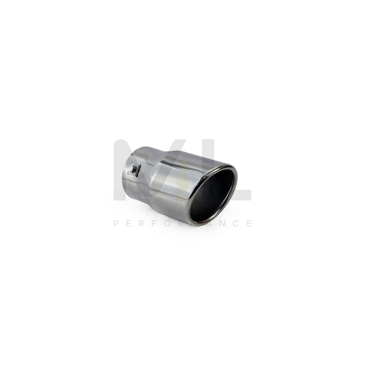 AMiO MT 007BC 02193 Exhaust tip 90 mm, oval, round, Stainless Steel, 150mm, 78mm | ML Performance Car Parts