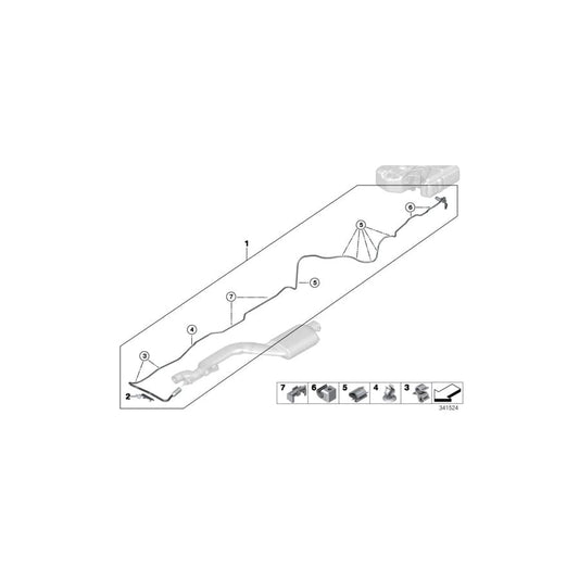 Genuine BMW 16197339194 F02 Metering Line (Inc. 740LdX) | ML Performance UK Car Parts
