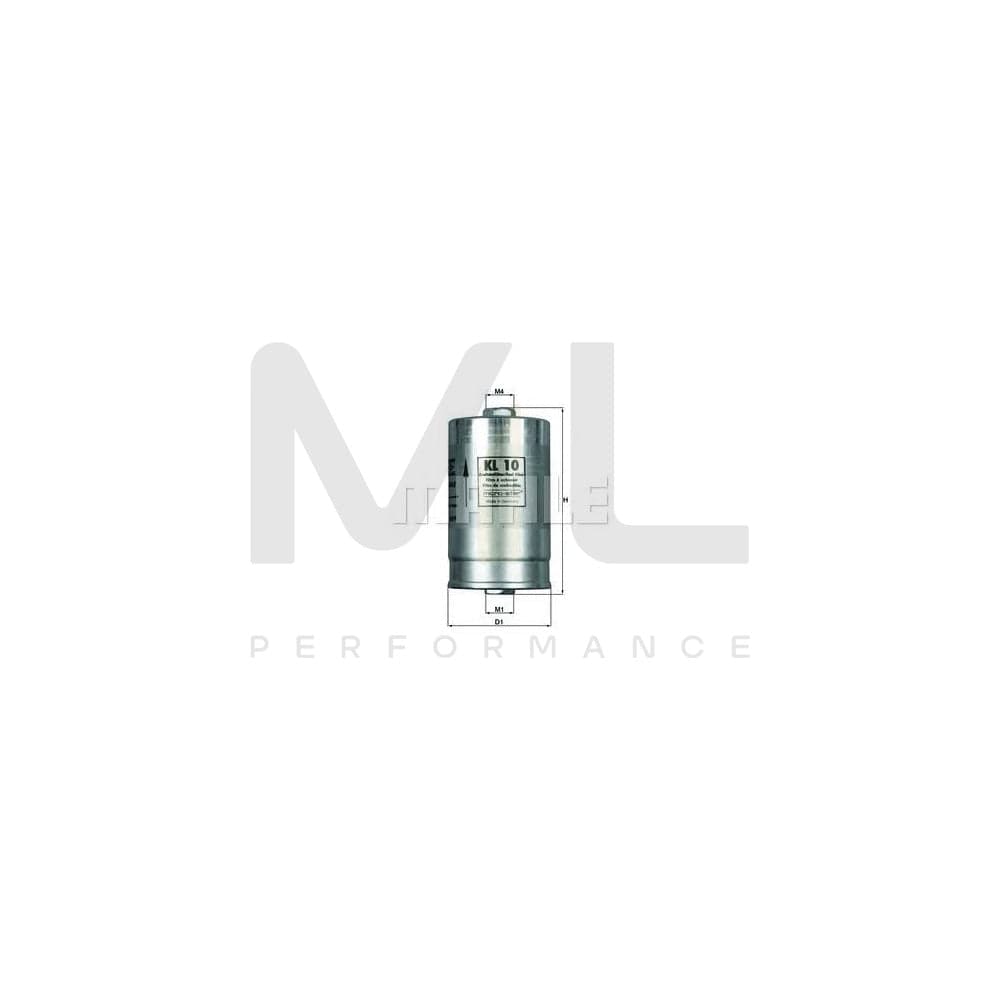 MAHLE ORIGINAL KL 10 Fuel filter In-Line Filter | ML Performance Car Parts
