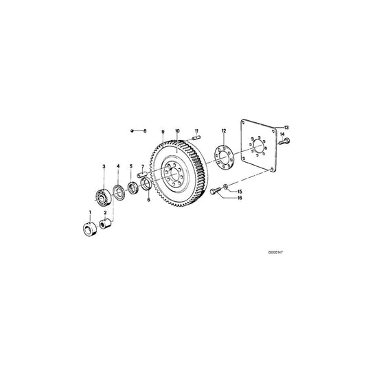 Genuine BMW 24401205540 E23 E24 E28 Driving Plate 3HP22 (Inc. 3.3Li, 528i & 745i) | ML Performance UK Car Parts