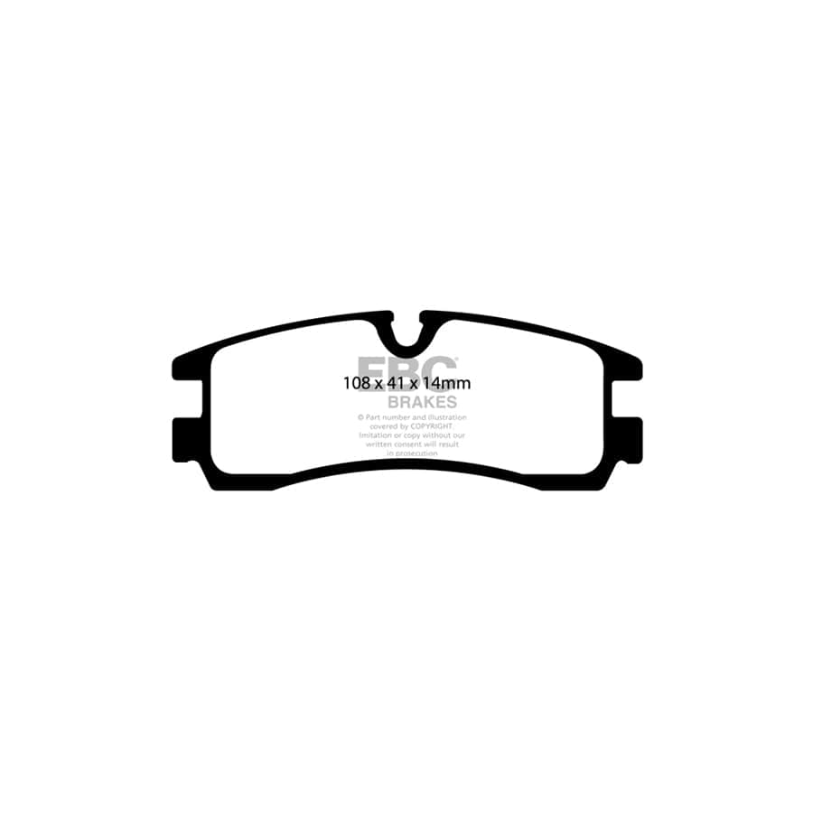 EBC PDKR199 Cadillac Seville Ultimax Rear Brake Pad & Plain Disc Kit 2 | ML Performance UK Car Parts