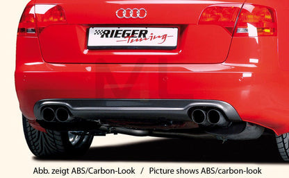 Rieger 00055227 Audi 8E B7 A4 Rear Diffuser 3 | ML Performance UK Car Parts