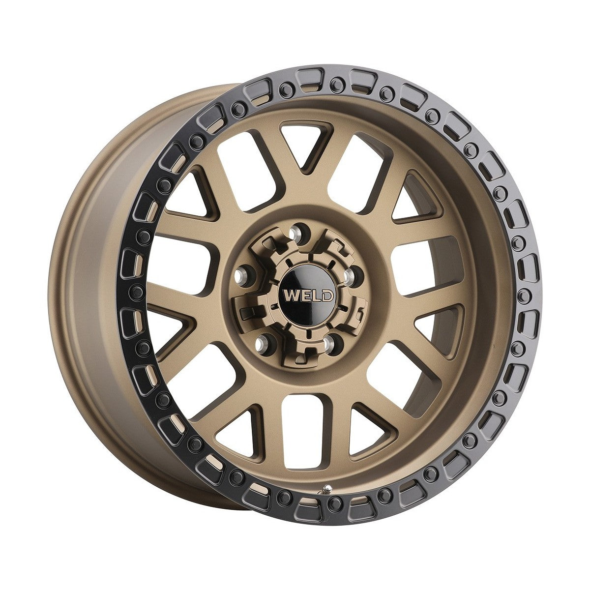 Weld W11579026500 Cinch W115 Wheel 17x9 5x114.3 ET0 BS5 Satin Bronze - Satin Black