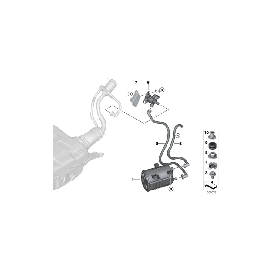 Genuine BMW 16137486244 G05 Activated Charcoal Filter (Inc. X5 45eX) | ML Performance UK Car Parts