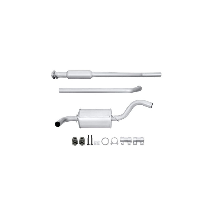 Hella 8LC 366 023-921 Middle Silencer For Ford Fiesta Mk3 Hatchback (GFJ)