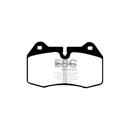 EBC DP81032RP1 BMW Ferrari Maserati Nissan RP-1 Full Race Front Brake Pads - ATE/Brembo Caliper 2 | ML Performance UK Car Parts