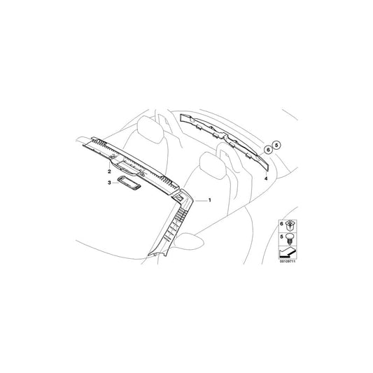 Genuine BMW 51437110231 E85 Deflector (Inc. Z4) | ML Performance UK Car Parts