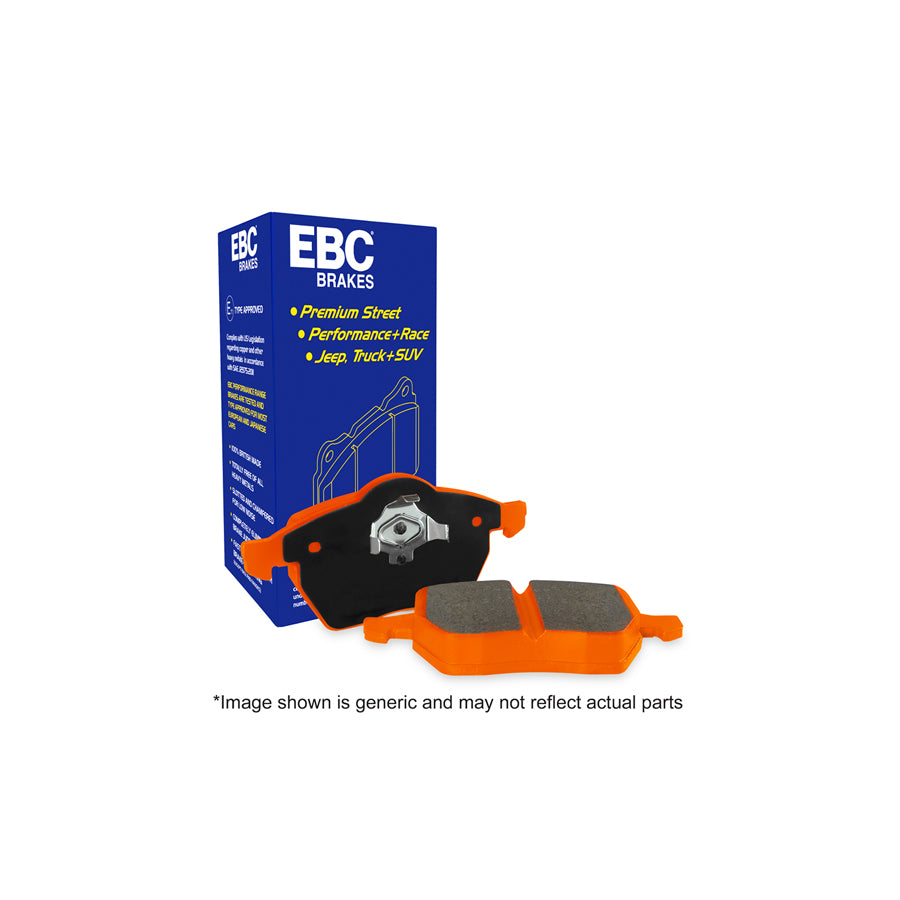 EBC DP9872 Honda Rover Orangestuff Front Brake Pads  - Akebono/Girling/TRW Caliper 1 | ML Performance UK Car Parts