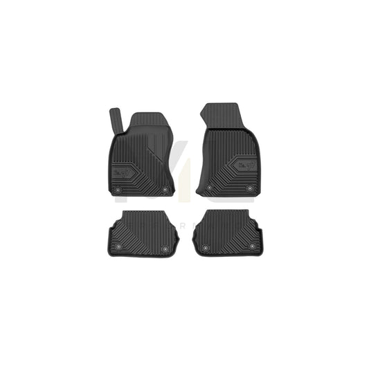 FROGUM Tailored, No.77 77425415 Floor mat set for AUDI Allroad C5 (4BH) Elastomer, Front and Rear, Quantity: 4, Black | ML Performance Car Parts