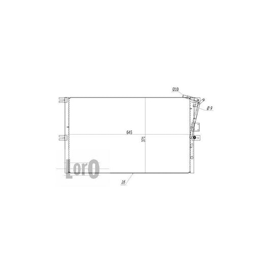 Abakus 0370160041 Air Conditioning Condenser For Opel Vectra | ML Performance UK