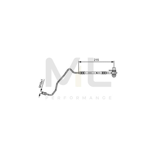 BOSCH 1 987 481 532 Brake Hose 215mm | ML Performance Car Parts