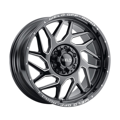 Weld W11700098600-P2 Fulcrum W117 Wheel 20x10 6x139.7 ET13 BS6 Gloss Black MIL