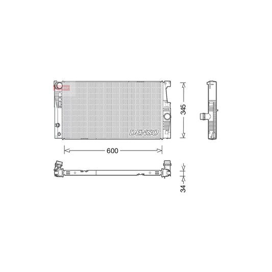 Denso DRM05005 Drm05005 Engine Radiator For Bmw 5 Series | ML Performance UK