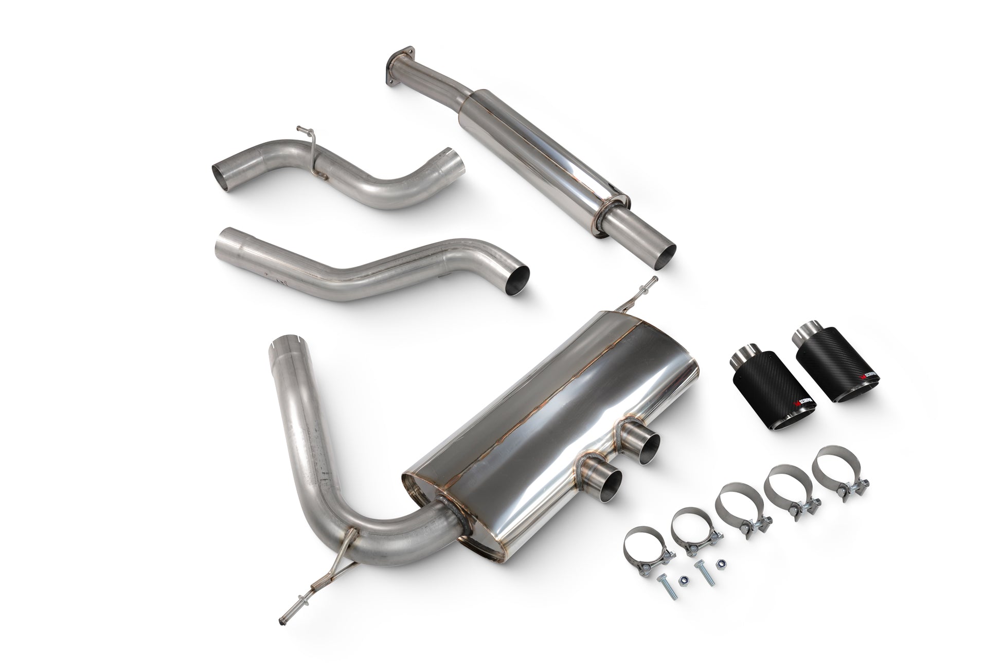 Scorpion SFD071CF Ford Focus MK3 ST Resonated Cat-Back System  | ML Performance UK UK