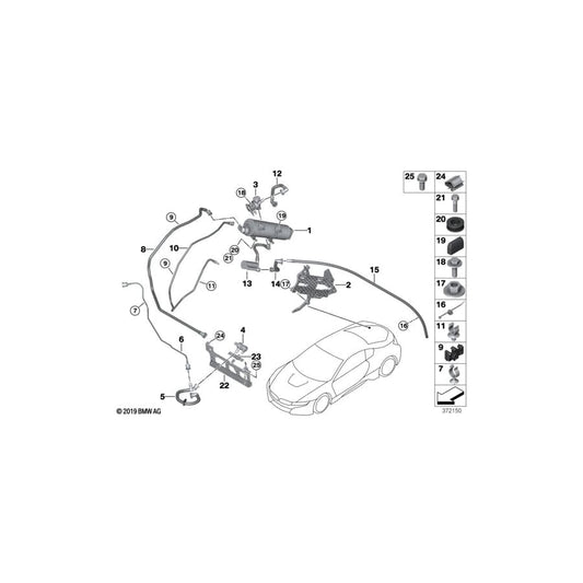 Genuine BMW 16137339296 I15 Scavenge Air Line (Inc. i8) | ML Performance UK Car Parts