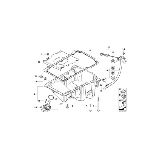 Genuine BMW 11437787872 E46 Guide Tube (Inc. 318d, 320d & 320Cd) | ML Performance UK Car Parts
