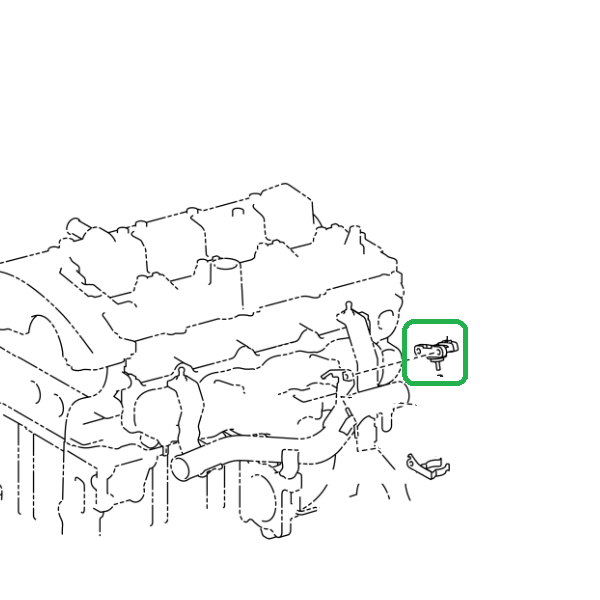 Genuine Lexus 89421-20200 IS Phase 2 Diesel Turbo Pressure Sensor