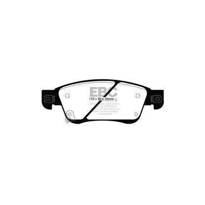 EBC PDKF965 Infiniti Nissan Ultimax Front Brake Pad & Plain Disc Kit - Akebono Caliper 2 | ML Performance UK Car Parts