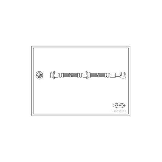 Corteco 19032276 Brake Hose For Nissan Primera | ML Performance UK