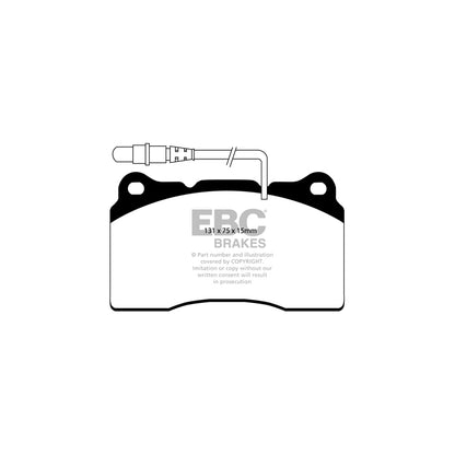 EBC PD01KF1208 Peugeot 607 Greenstuff Front Brake Pad & Plain Disc Kit  - ATE Caliper 2 | ML Performance UK Car Parts
