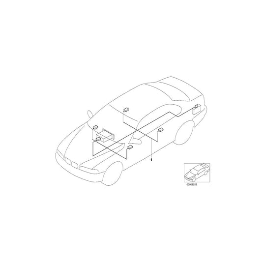 Genuine BMW 61126907865 E39 Audio Wiring Harness Hifi (Inc. 540iP, 525d & 528i) | ML Performance UK Car Parts