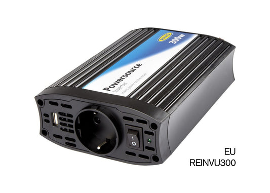 RING RINVU300 12V DC to 240V AC, 300W PowerSource inverter With 2.1A USB - Single Socket | ML Performance