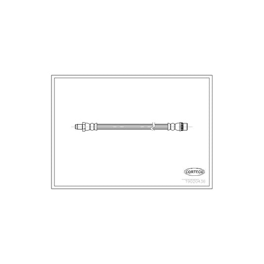 Corteco 19020436 Brake Hose | ML Performance UK