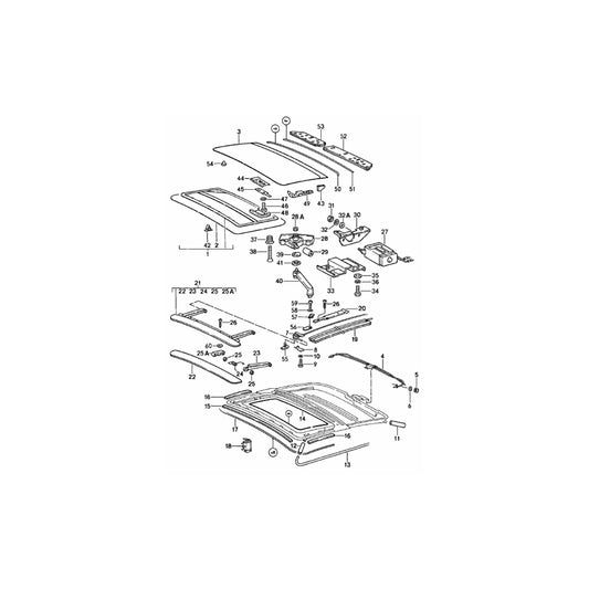 Genuine Porsche Sunroof Transmission Porsche 911 / 964 / 993 | ML Performance UK Car Parts