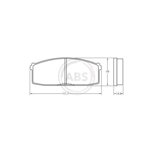 A.B.S. 36158 Brake Pad Set