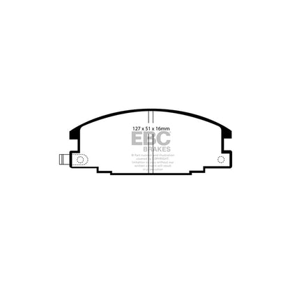 EBC PDKF974 Isuzu Opel Vauxhall Ultimax Front Brake Pad & Plain Disc Kit 2 | ML Performance UK Car Parts