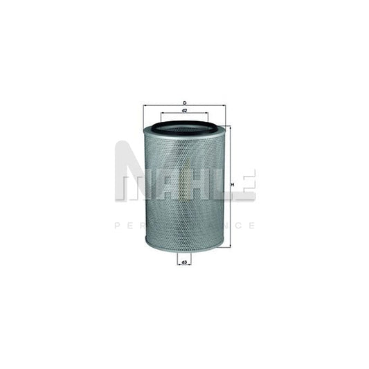 MAHLE ORIGINAL LX 683 Air Filter Filter Insert | ML Performance Car Parts