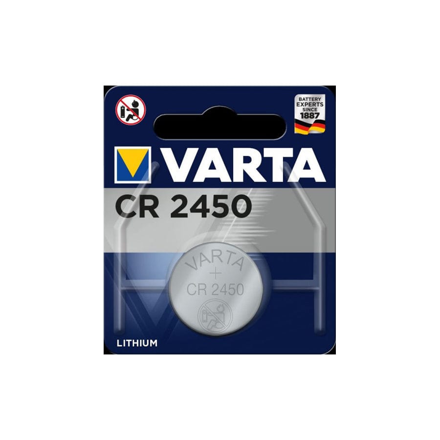 Varta Electronics CR2450 Lithium Button Cell 3V, pack of 1 | ML Performance UK Car Parts