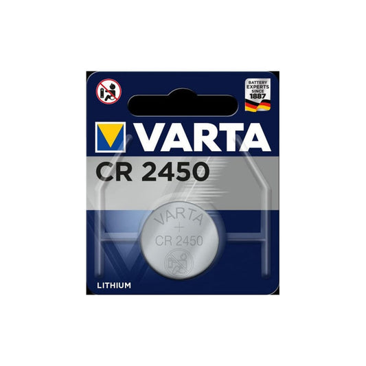 Varta Electronics CR2450 Lithium Button Cell 3V, pack of 1 | ML Performance UK Car Parts