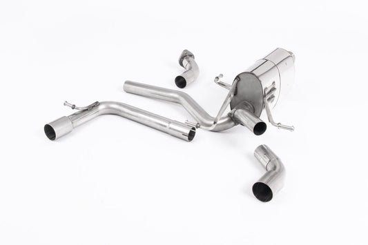 MillTek SSXSZ5 Suzuki Swift Axel back System with GT-115 Cerakote Black Trims - EC Approved