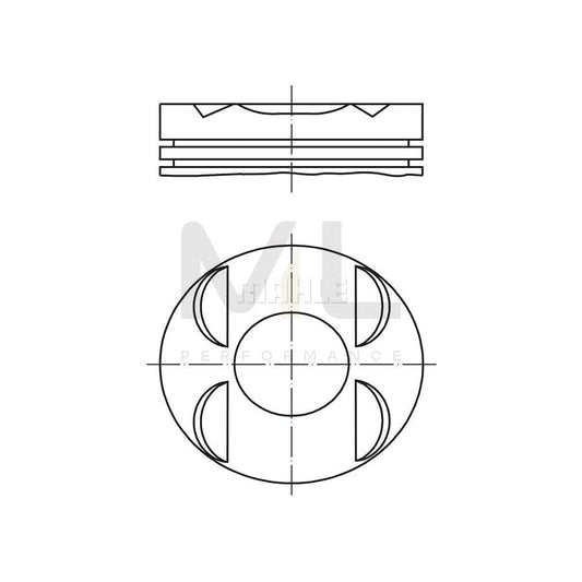 MAHLE ORIGINAL 002 94 00 Piston 89,0 mm | ML Performance Car Parts