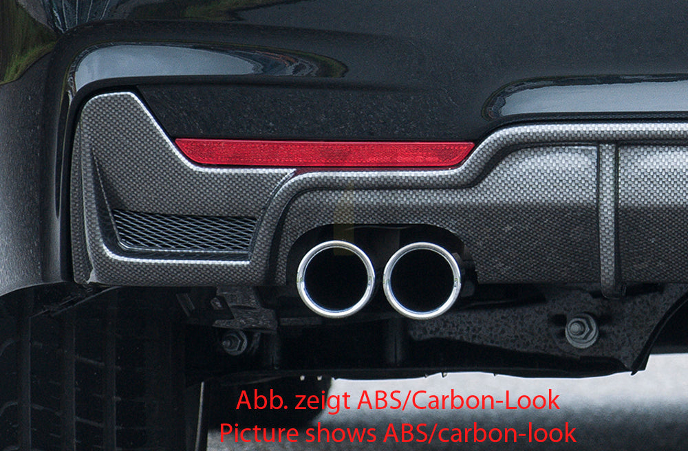 Rieger 00088071 BMW 4 Series F32 F33 F36 Rear Diffuser 5 | ML Performance UK Car Parts