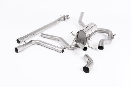 MillTek SSXSZ11 Suzuki Swift Cat-Back System with GT-115 Burnt Titanium Trims - Non-Resonated